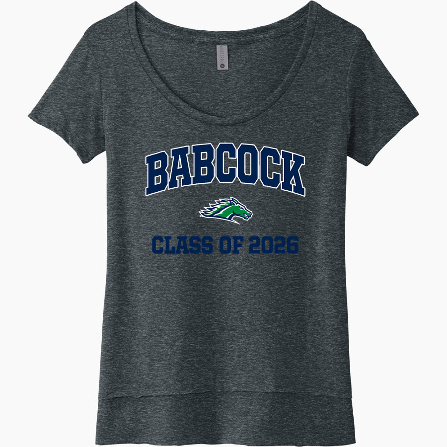 Babcock Trailblazers Next Level Women's Festival Scoop Neck Tee
