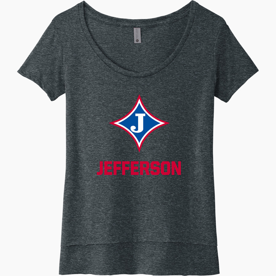 Jefferson Dragons <span class="pdp-name-mascot">Jefferson Dragons</span> Next Level Women's Festival Scoop Neck Tee