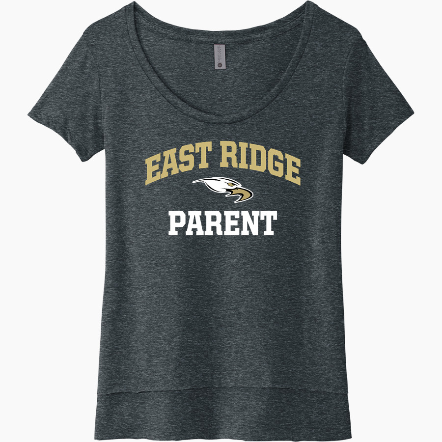 East Ridge Raptors Next Level Women's Festival Scoop Neck Tee