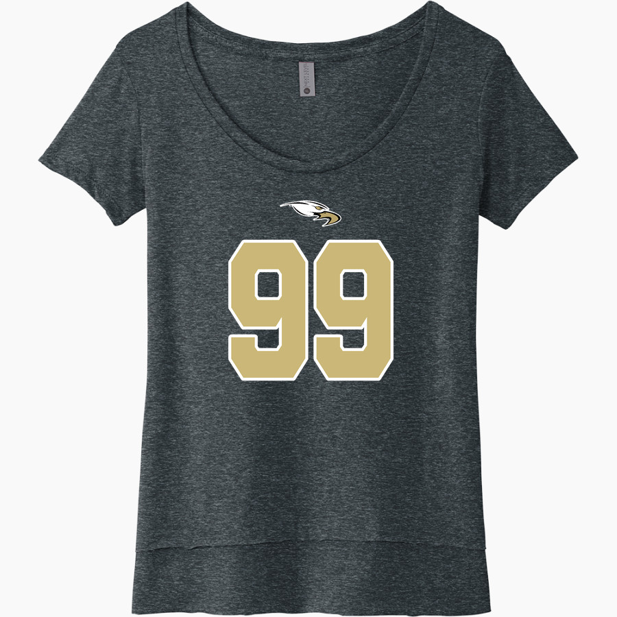 East Ridge Raptors Next Level Women's Festival Scoop Neck Tee