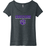 Josephinum Academy of the Sacred Heart <span class="pdp-name-mascot">Josephinum Academy Cougars</span> Next Level Apparel Women's Festival Scoop Neck Tee Front Thumbnail