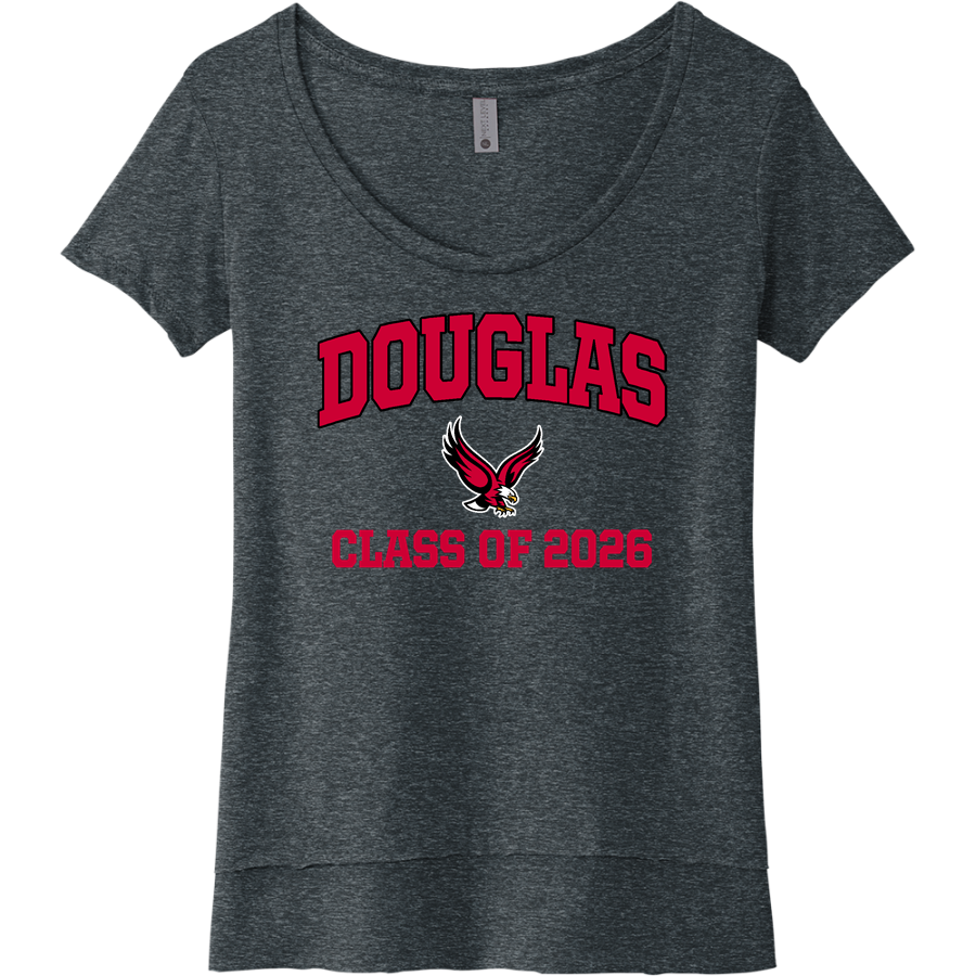 DOUGLAS HIGH SCHOOL EAGLES <span class="pdp-name-mascot">DOUGLAS EAGLES</span> Next Level Women's Festival Scoop Neck Tee