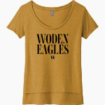 WODEN HIGH SCHOOL EAGLES <span class="pdp-name-mascot">WODEN EAGLES</span> Next Level Women's Festival Scoop Neck Tee Front Thumbnail