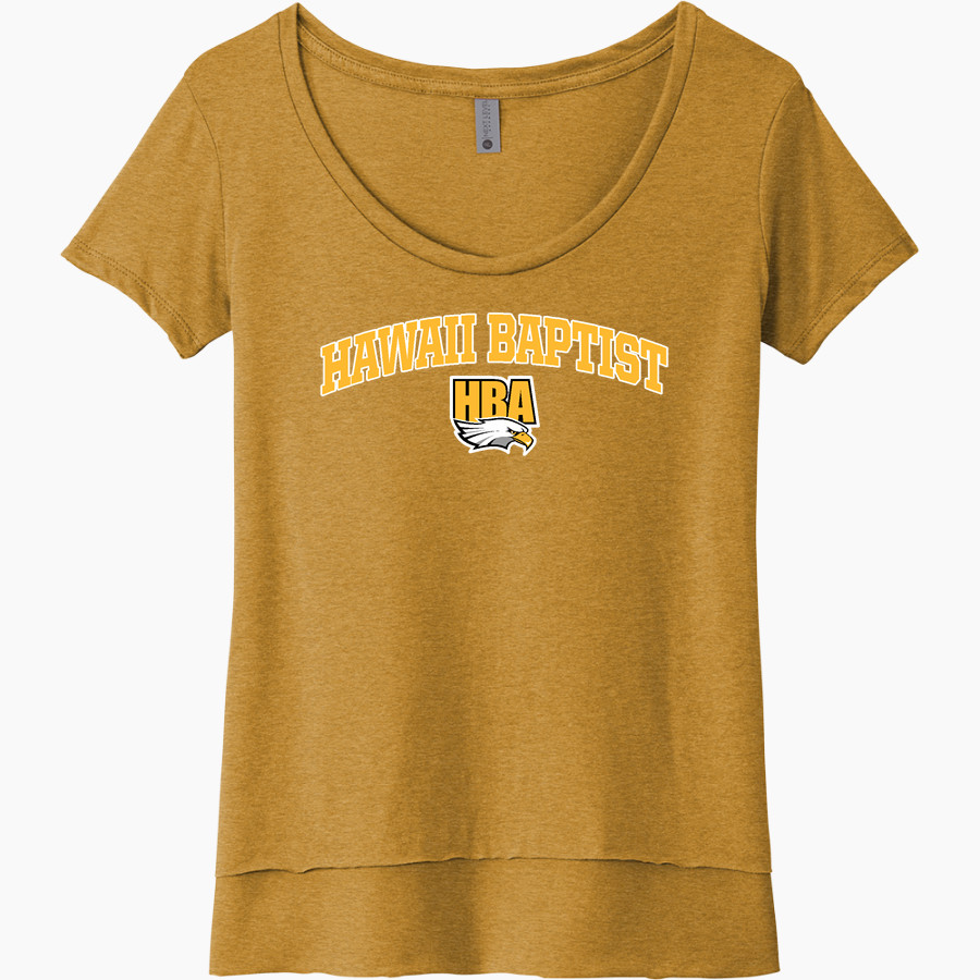 Hawaii Baptist Eagles <span class="pdp-name-mascot">HBA Eagles</span> Next Level Women's Festival Scoop Neck Tee