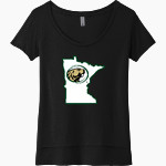 Bemidji State Athletics <span class="pdp-name-mascot">Bemidji State Beavers</span> Next Level Women's Festival Scoop Neck Tee Front Thumbnail