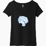 University Of Nashville Tigers Next Level Women's Festival Scoop Neck Tee Front Thumbnail