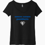 Nueces Canyon Panthers Next Level Women's Festival Scoop Neck Tee Front Thumbnail