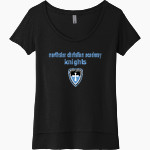Northstar Christian Knights <span class="pdp-name-mascot">Northstar Christian Academy Knights</span> Next Level Women's Festival Scoop Neck Tee Front Thumbnail