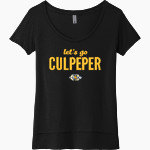 CULPEPER HIGH SCHOOL BLUE DEVILS <span class="pdp-name-mascot">CULPEPER BLUE DEVILS</span> Next Level Women's Festival Scoop Neck Tee Front Thumbnail