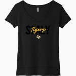 SEALY HIGH SCHOOL TIGERS Next Level Women's Festival Scoop Neck Tee Front Thumbnail