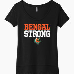 Plainfield East Bengals Next Level Women's Festival Scoop Neck Tee Front Thumbnail