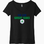Great Oaks Academy Great Oaks Academy <span class="pdp-name-mascot">Great Oaks Academy</span> Next Level Women's Festival Scoop Neck Tee Front Thumbnail