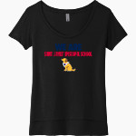 Saint James' Saint James' Next Level Women's Festival Scoop Neck Tee Front Thumbnail