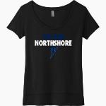 Northshore Titans Online Store <span class="pdp-name-mascot">Northshore Titans</span> Next Level Women's Festival Scoop Neck Tee Front Thumbnail