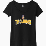 SEBEKA HIGH SCHOOL Trojans Online Store <span class="pdp-name-mascot">SEBEKA TROJANS</span> Next Level Women's Festival Scoop Neck Tee Front Thumbnail