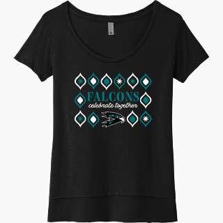 Next Level Women's Festival Scoop Neck Tee