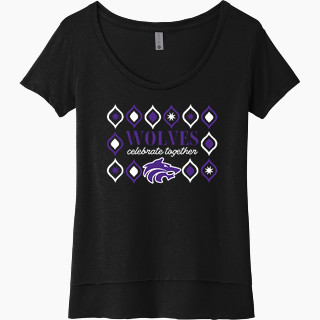 Next Level Women's Festival Scoop Neck Tee