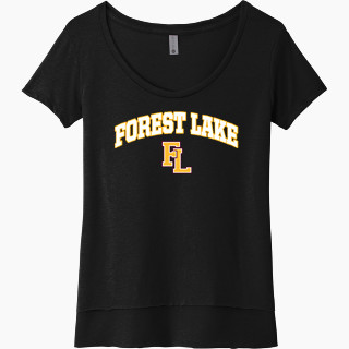 Next Level Women's Festival Scoop Neck Tee