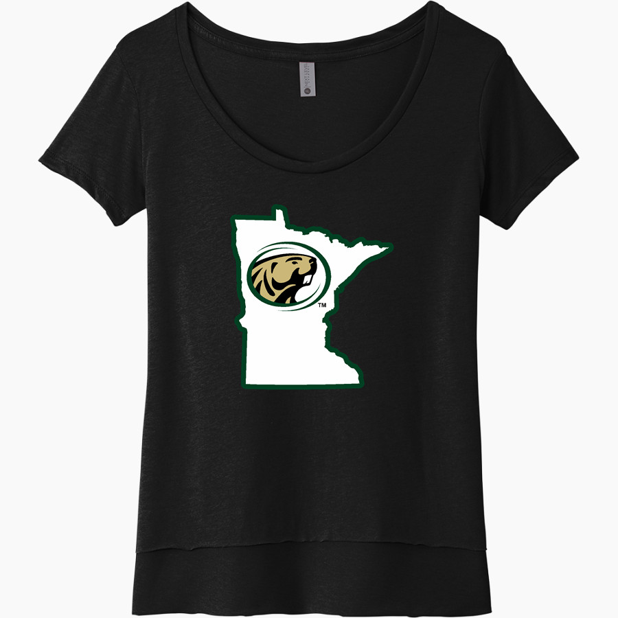 Bemidji State Athletics <span class="pdp-name-mascot">Bemidji State Beavers</span> Next Level Women's Festival Scoop Neck Tee
