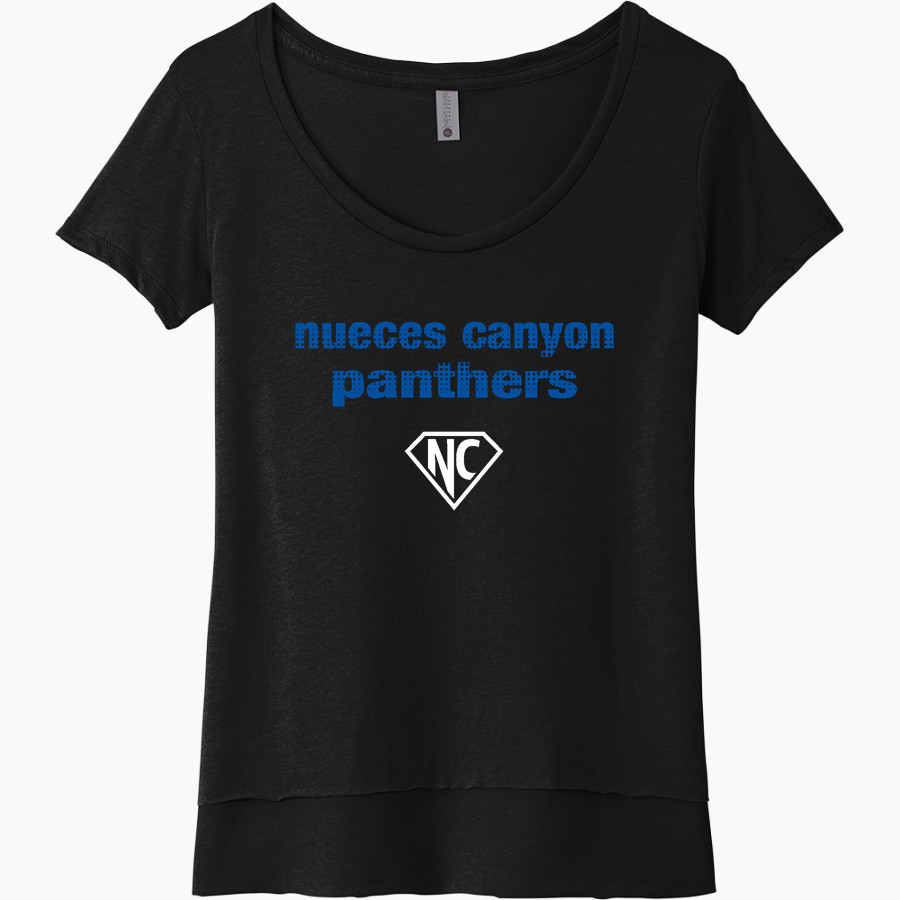 Nueces Canyon Panthers Next Level Women's Festival Scoop Neck Tee