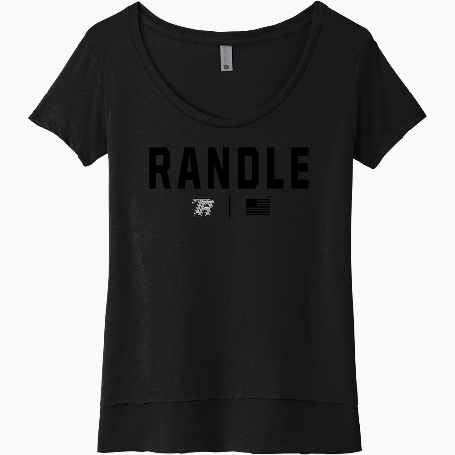 Dr. Thomas Randle Lions <span class="pdp-name-mascot">Thomas Randle HS Lions</span> Next Level Women's Festival Scoop Neck Tee