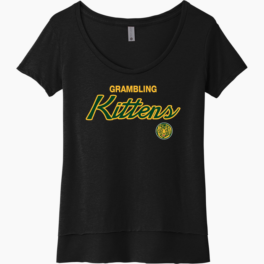 Grambling Kittens Next Level Women's Festival Scoop Neck Tee