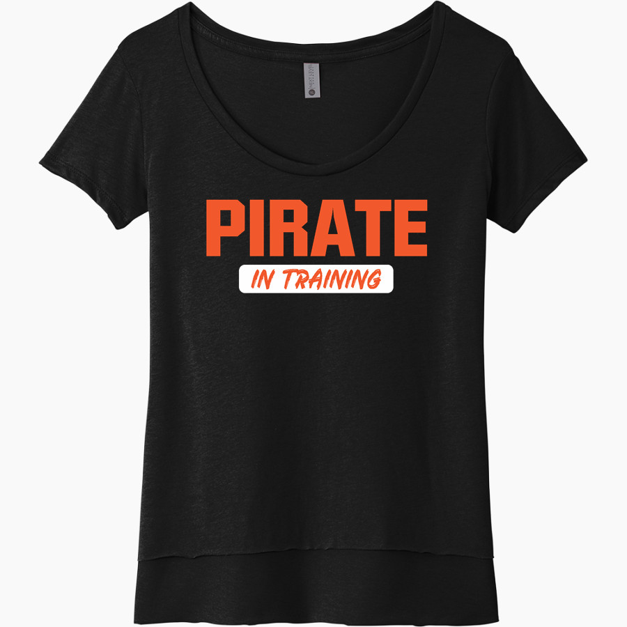 AC Davis Pirates Next Level Women's Festival Scoop Neck Tee