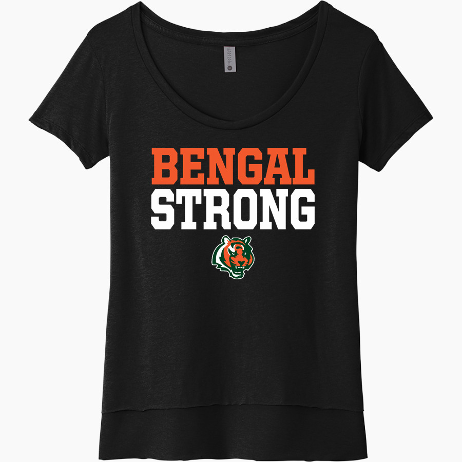 Plainfield East Bengals Next Level Women's Festival Scoop Neck Tee