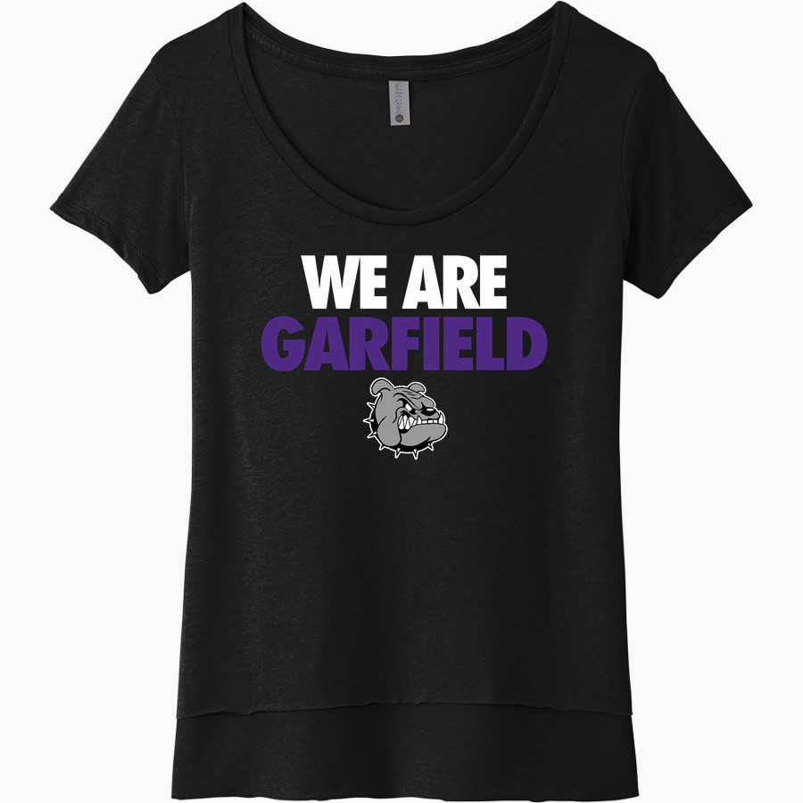Garfield Bulldogs Next Level Women's Festival Scoop Neck Tee