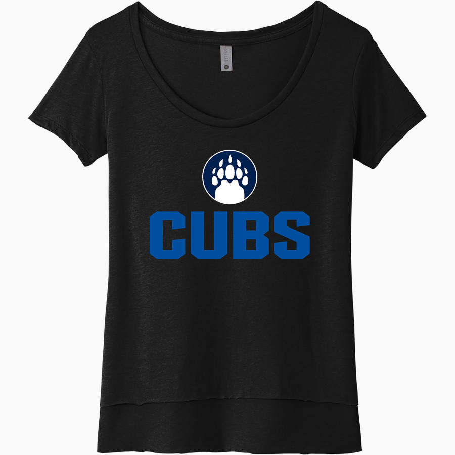 NORTH PINES CUBS Next Level Women's Festival Scoop Neck Tee