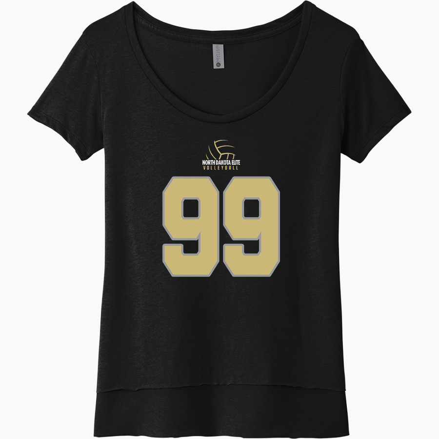 ND Elite Elite Next Level Women's Festival Scoop Neck Tee
