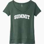 Summit High School Storm <span class="pdp-name-mascot">Summit High School Storm</span> Next Level Women's Festival Scoop Neck Tee Front Thumbnail