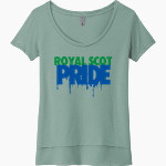 MCKAY HIGH SCHOOL ROYAL SCOTS <span class="pdp-name-mascot">McKAY ROYAL SCOTS</span> Next Level Women's Festival Scoop Neck Tee Front Thumbnail