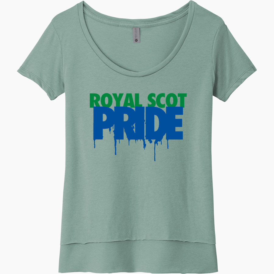 MCKAY HIGH SCHOOL ROYAL SCOTS <span class="pdp-name-mascot">McKAY ROYAL SCOTS</span> Next Level Women's Festival Scoop Neck Tee