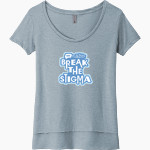 Believe In You <span class="pdp-name-mascot">Believe In You</span> Next Level Women's Festival Scoop Neck Tee Front Thumbnail