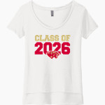 CANEY CREEK HIGH SCHOOL PANTHERS Next Level Women's Festival Scoop Neck Tee Front Thumbnail