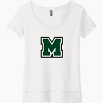 MELBOURNE HIGH SCHOOL BULLDOGS <span class="pdp-name-mascot">MELBOURNE BULLDOGS</span> Next Level Women's Festival Scoop Neck Tee Front Thumbnail