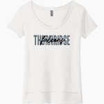 THORNRIDGE HIGH SCHOOL FALCONS Next Level Women's Festival Scoop Neck Tee Front Thumbnail
