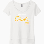 Massapequa Chiefs <span class="pdp-name-mascot">Massapequa Chiefs</span> Next Level Women's Festival Scoop Neck Tee Front Thumbnail