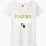 Pinecrest Paladins Next Level Women's Festival Scoop Neck Tee Front Thumbnail