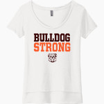 EAST PALESTINE HIGH SCHOOL BULLDOGS <span class="pdp-name-mascot">EAST PALESTINE BULLDOGS</span> Next Level Women's Festival Scoop Neck Tee Front Thumbnail