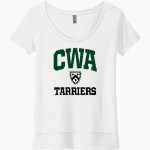 CWA Tarriers Next Level Women's Festival Scoop Neck Tee Front Thumbnail