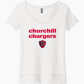 Next Level Women's Festival Scoop Neck Tee