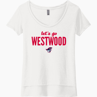 Next Level Women's Festival Scoop Neck Tee