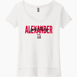 Next Level Women's Festival Scoop Neck Tee