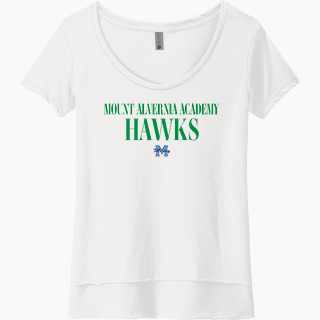 Next Level Women's Festival Scoop Neck Tee