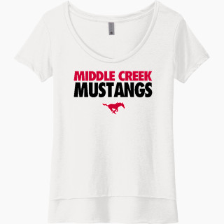 Next Level Women's Festival Scoop Neck Tee