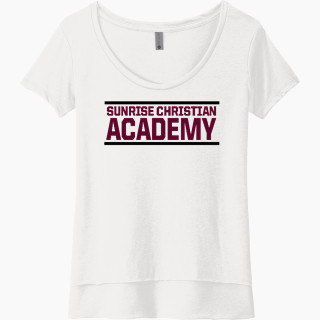 Next Level Women's Festival Scoop Neck Tee