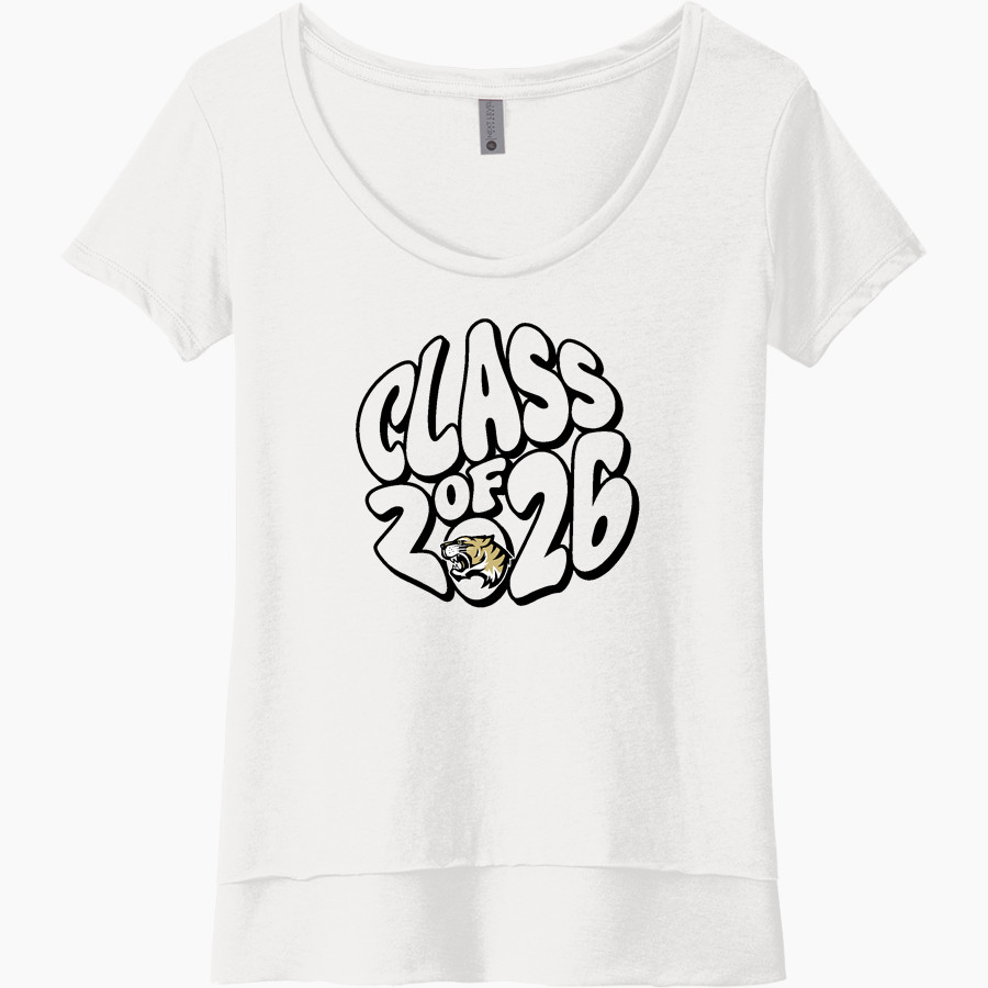 IRVING HIGH SCHOOL TIGERS <span class="pdp-name-mascot">IRVING TIGERS</span> Next Level Women's Festival Scoop Neck Tee