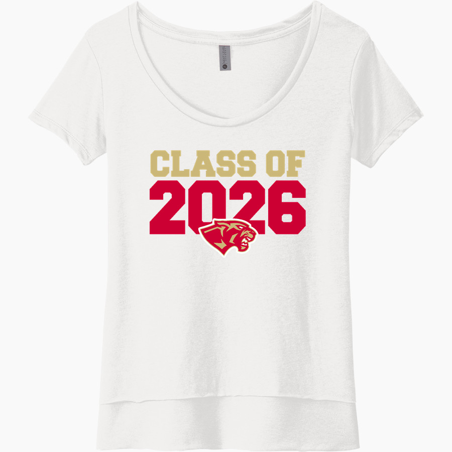 CANEY CREEK HIGH SCHOOL PANTHERS Next Level Women's Festival Scoop Neck Tee